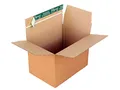 10 Stück, Versandkarton FLIXBOX® VARI „PREMIUM“ PP K14.04, mit umweltfreundlicher Selbstklebeverschluss, DIN A4, Außenmaße 312x223x140-224