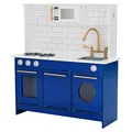 Teamson Kids Blau Kinderküche Spielküche Kinderspielküche Holzküche TD-12681B