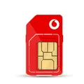 Vodafone SIM-Karte UK PAYG £10 Bundle – 7 GB + unbegrenzte Anrufe und SMS 30 Tage Bundle