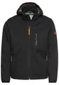 camel active Herren Softshell Jacke mit Abnehmbarer Kapuze Schwarz, menswear-50