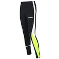Airtracks Damen Laufhose Lang Jogginghose Trainingshose Jogginghose Fitnesshose Leggings Fahrradhose - schwarz - neon - XL - Damen