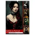 Gothik im Portrait - Viktorianische Kleider (Wandkalender 2025 DIN A3 hoch) CALVENDO Monatskalender von Anja Frost/ Calvendo / Calvendo Verlag GmbH /