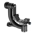 SIRUI PH-20 Gimbal Stativkopf Kohlefaser, Gimbal Head Professional Heavy Duty 360°Panorama mit 20 KG Tragkraft, mit 1/4 Zoll Arca-Swiss Schnellwechselplatte für Kamera