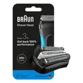 Braun Ersatzklinge Rasierer Testina Ricambio für 32B SERIES 3+ Schwarz