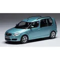 SKODA ROOMSTER 2007 LIGHT METALLIC BLUE 1:43 Ixo Model Auto Stradali Die Cast