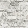 Tesa x Rasch selbstklebende Tapete Clayton Backstein grau 6 x 0,53 m  Wandtapete