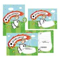 12 Einladungskarten Fußball zum Geburtstag für Jungs inkl. Umschläge | Geburt...