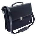 Wedo Ladies Flap-Over Briefcase Kosmetiktasche Schwarz (585201)