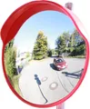 TRUTZHOLM Sicherheitsspiegel rund 60 cm mit schwenkbarer Halterung Verkehrsspiegel