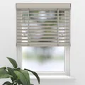 SOLUNA Bambusjalousie grau 90x240 cm 50 mm Lamellenbreite