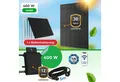 Paket.ag Balkonkraftwerk 460 W Full-Black Modul(bifazial) + Hoymiles HM-400 + Balkonhalterung, (1-St)