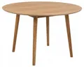 ACTONA GROUP Esstisch Nagano, Runder Esstisch, geöltem Eichenfurnier, Eiche Beinen, Ø: 120 cm