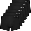 QINCAO Boxershorts Herren 6er Pack Ohne Kratzenden Zettel L, 6x Schwarz 