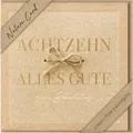 Geburtstagskarte Zahl 18 Nature Card inkl. Umschlag BSB 69-4025-2 (4000867731020