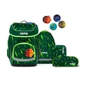 Schulranzen Jungen Ergobag CUBO Bärtastisch 5-teiliges Set Schultasche