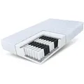 Taschenfederkernmatratze METISMAX H3 90x200, 140x200, 180x200 cm & weitere Größen, FDM, 16 cm hoch, (Matratze mit waschbarem Premium Bezug, Allergiker geeignet) 140 cm x 200 cm x 16 cm