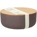 chic.mic bioloco plant deluxe salad bowl elderberry Salatschüssel Deckel lila