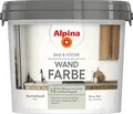 Alpina Wandfarbe für Küche & Badezimmer Baumwollweiß 2,5 L