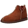 Shepherd Shepherd Hausschuhe Leder Hausschuh braun|rot 50 EU