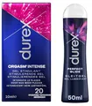 Durex Gleitgel 2er Premium-Set für intensive Momente zu Zweit mit 1x Durex Intense Orgasmic Gel 10ml + 1x Durex Play Perfect Glide 50ml