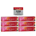 Wella Color Touch Special Mix 6 x 60 ml 0/88 blau intensiv Set