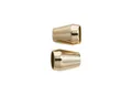 Prym Stricknadeln Kordelenden 10x13mm new gold 2 St