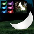 Intex LED Schwimmleuchte Halbmond Pool Garten 135 x 43 x 89 cm Poollicht