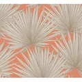 A.S. Création Vliestapete AS Vliestapete Antigua Satin Palmentapete orange 390903