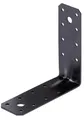 Alberts 329594 Schwerlast-Winkelverbinder - verzinkt - schwarz - kunststoffbeschichtet - 125 x 125 x 45 x 2,5 mm