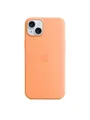 Apple iPhone 15 Plus Silicone Case with MagSafe - Orange Sorbet