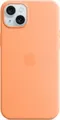 Apple Silikon Case iPhone 15 Plus mit MagSafe sorbet-orange