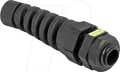 DELOCK 60624 - Kabelverschraubung M12, schwarz, IP68, 2 Stück
