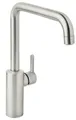Damixa Küchenarmatur DAMIXA Küchenarmatur Silhouet Stahl PVD Einhebelmischer (1-St) Dänisches Markenprodukt, Küchenarmatur mit Schwenkauslauf, Hochdruck