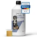 REAVET Leinöl für Hunde & Pferde 1 Liter - naturrein, kaltgepresst, Barf Zusatz