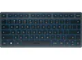 Bluetooth Tastatur Cherry KW 7100 Mini BT Slate Blue, QWERTZ, Multi-Device, kompaktes Format, inkl. Transporttasche
