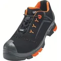 Uvex 2 Halbschuhe S1P 65011 schwarz, orange Weite 10 Größe 42 (S1P, 42) (6501142)