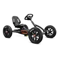 BERG Buddy Cross Black GoKart | Kinderfahrzeug, Tretfahrzeug mit hohem Sicherheitsstandard, Luftreifen und Freilauf, Kinderspielzeug geeignet für Kinder im Alter von 3-8 Jahren (Cross Black)