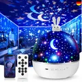 Starry Sky Projector Kinder Nachtlicht Bluetooth 15 Filme 15x15cm