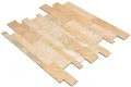 Mosani Mosaikfliesen Vinyl Mosaikfliesen Selbstklebend braungold matt / 10 Matten