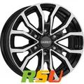 Dezent KC black/polished 7.5x17" ET55 LK6 139.7 ML 93.1 Alufelgen 17 Zoll
