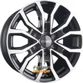 4x DEZENT KC DARK - Schwarz Frontpoliert 7,5x17 ET55 6x139,7