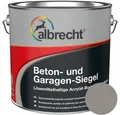 Lack Albrecht Bodenversiegelung Beton- und Garagen-Siegel Steingrau 2,5l Bodenbeschichtung Matt, Acrylat-Bodenbeschichtung mit hervorragender Deckkraft