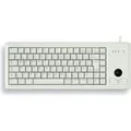 CHERRY G84-4400 TRACKBALL Kabelgebundene Tastatur, PS2, Hell Grau (QWERTZ - DE) - Grau