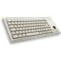 Slim Line G84-4400, Tastatur beige, DE-Layout, Cherry Mechanisch, integr. Trackball