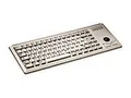 Cherry Slim Line Compact-Keyboard G84-4400 - Tastatur - Laser - 84 Tasten QWERTZ - Grau