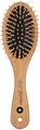 Natur-Haar-Bürste Holz Fripac-Medis Natural Line Oval, 8-reihig, zum täglichen Durchkämmen und Entwirren der Haare, abgerundete Borsten, antistatisch für mittellange, lange und kräftige Haare