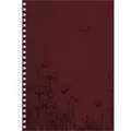 Alpha Edition - Wochenplaner Nature Line Flower Ringbuch 2026 – Taschenkalender 15×21 cm mit 128 Seiten & umweltfreundlichem Strukturpapier, Weekly-Planer mit Monatsübersichten & Notizbereichen