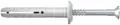 fischer Nageldübel N 6 x 40/7 P Pilzkopf; mit Schraube Reale Inhaltsmenge: 50 C62|Dübellänge: 40 mm|fischer Nagelschraube: 4 x 48 mm