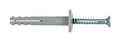 Fischer Nageldübel Ø6x40mm Kunststoff Phillips PH Nagel - 50 Stück - N6X40FZ