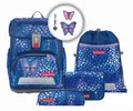 Step by Step Cloud Schulranzen-Set 5-teilig Butterfly Maja dunkelblau